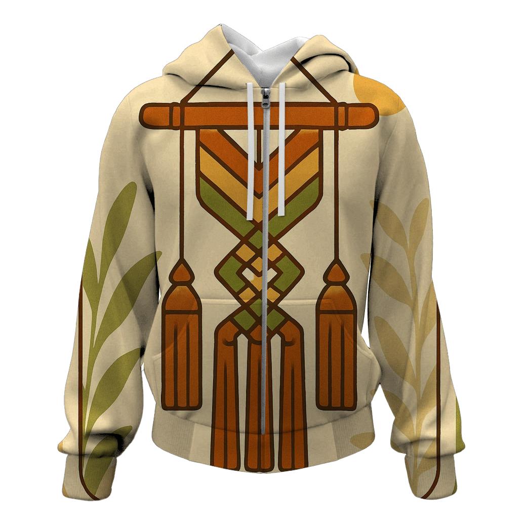 Groovy Macrame Wall Hang Geometry hoodies fashion