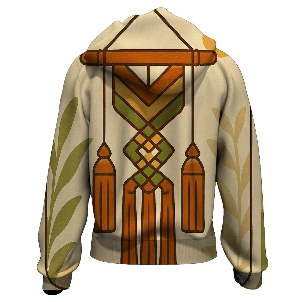 Groovy Macrame Wall Hang Geometry hoodies fashion