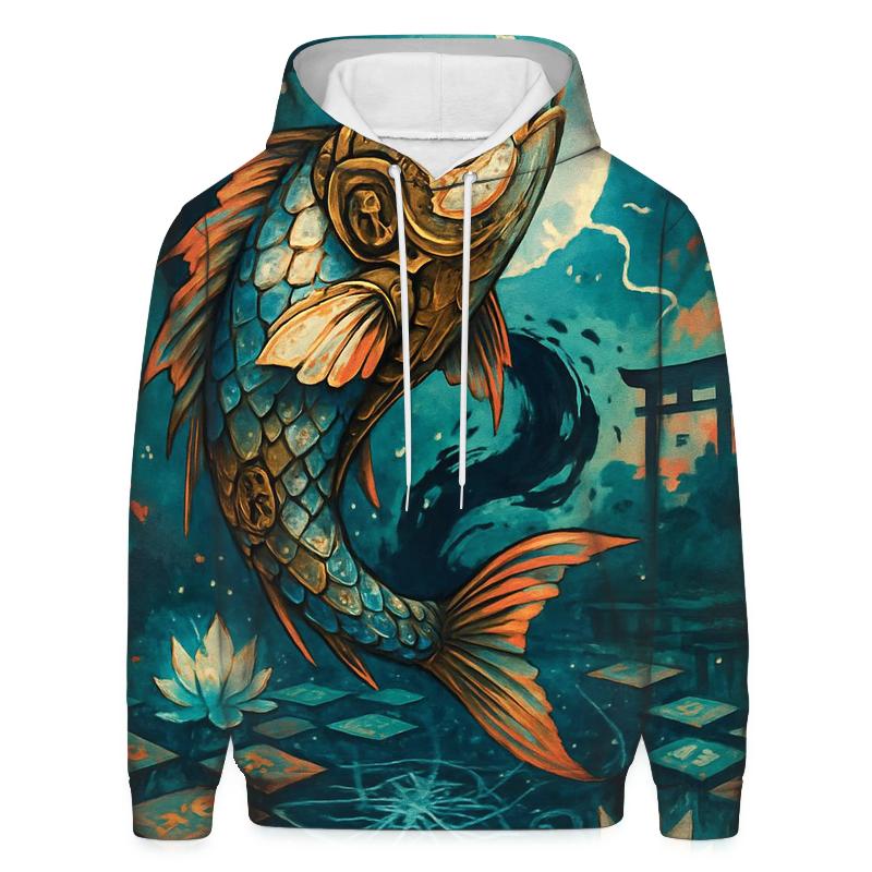 Clockwork Koi Storm Shrine hoodie trends
