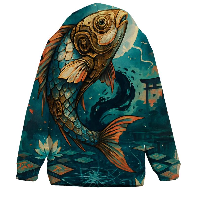 Clockwork Koi Storm Shrine hoodie trends