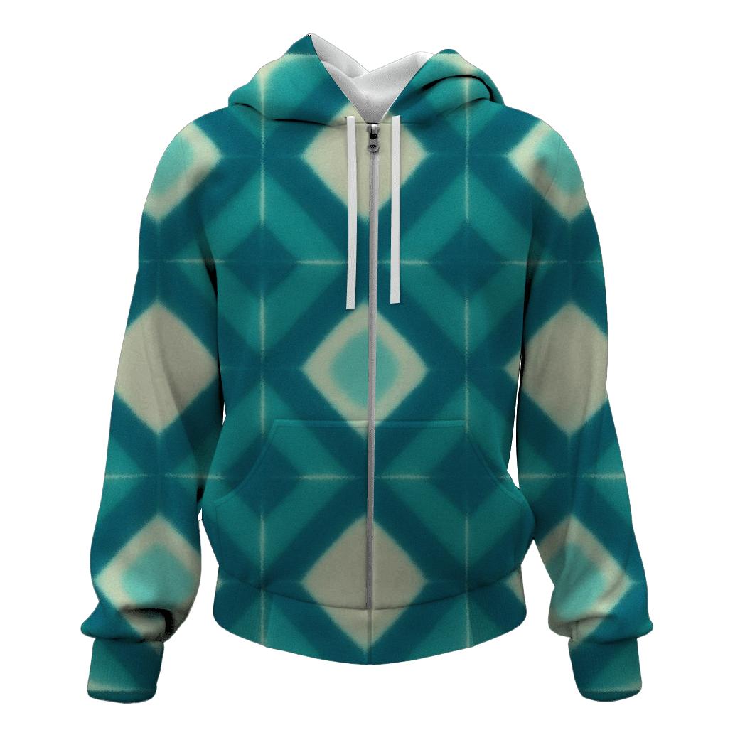 Itajime Eclipse Clamp Grid printed hoodies