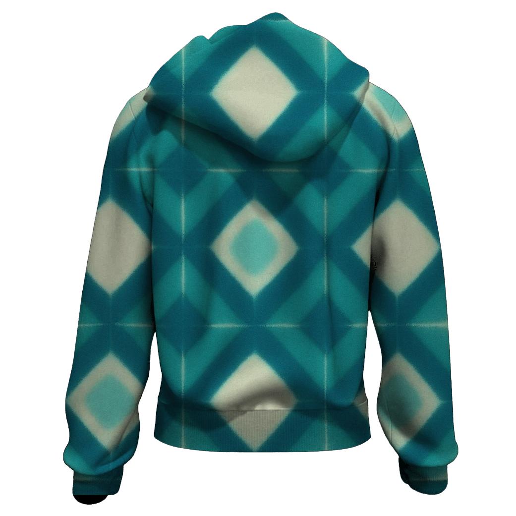 Itajime Eclipse Clamp Grid printed hoodies