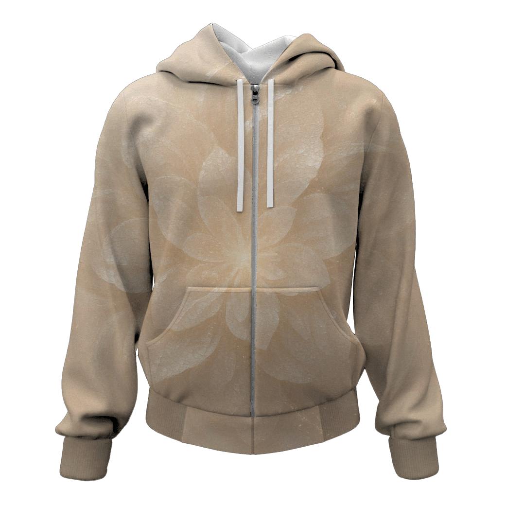 Champagne Sequin Nebula Bloom custom hoodies