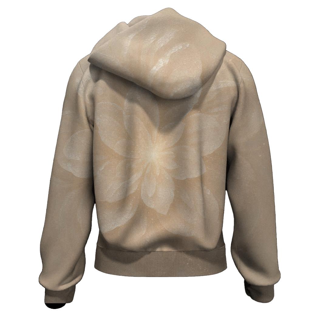 Champagne Sequin Nebula Bloom custom hoodies