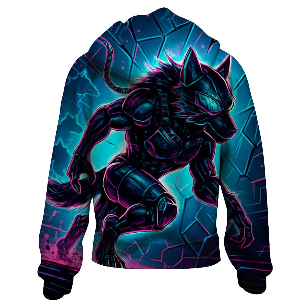 Neon Rift Pack Runner premium hoodies