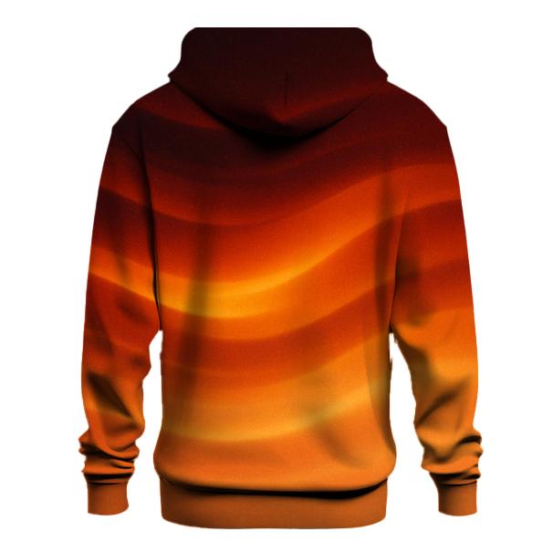 Molten Amber Drift graphic hoodies