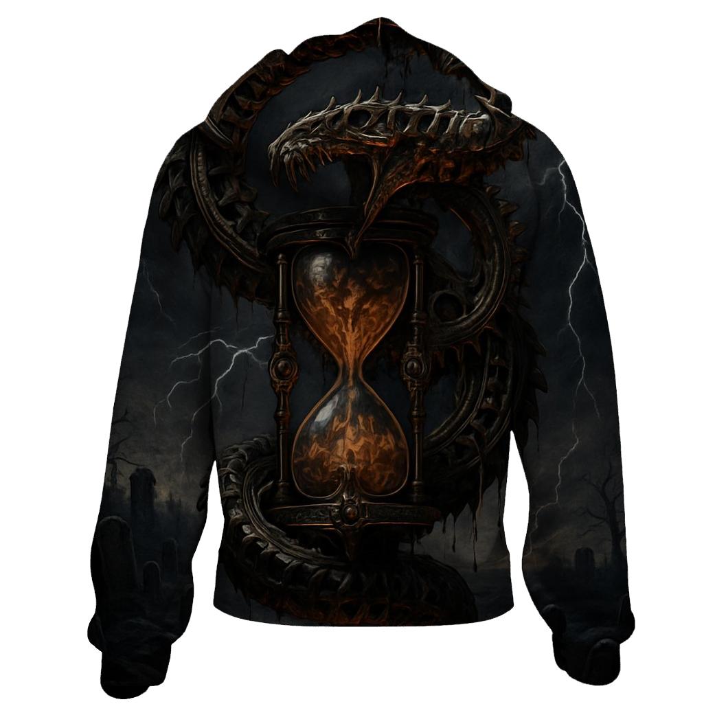 Clockwork Ossuary Leviathan zip-up hoodies