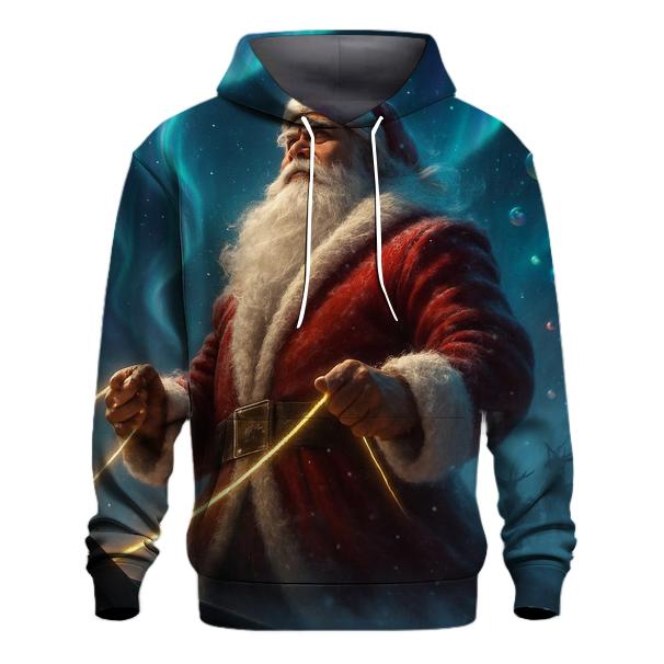 Aurora Sleigh Captain Santa printed hoodies
