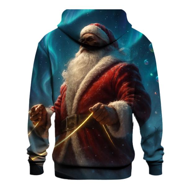 Aurora Sleigh Captain Santa printed hoodies