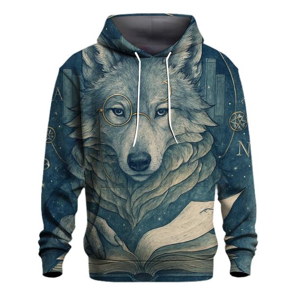 Lunar Archivist Wolf hoodie designs