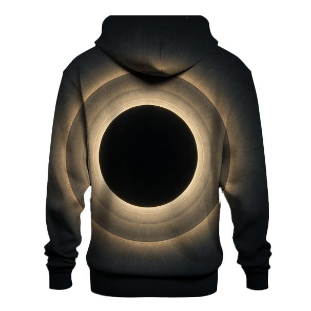 Eclipse Corona With Dust Halo Scallops graphic hoodies