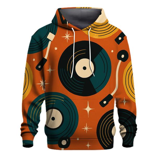 Vinyl Record Carousel Pattern hoodies fashion