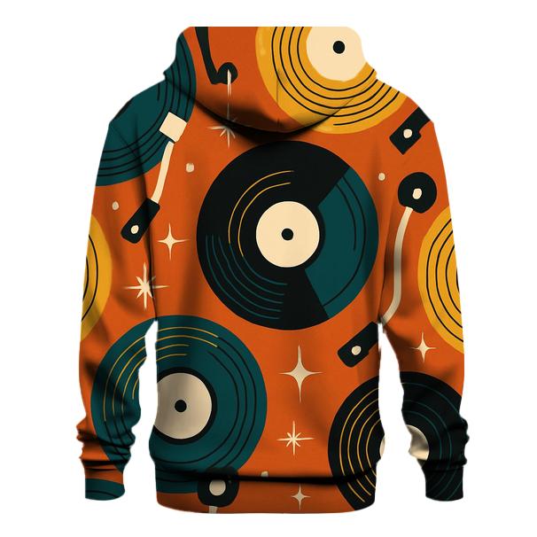 Vinyl Record Carousel Pattern hoodies fashion