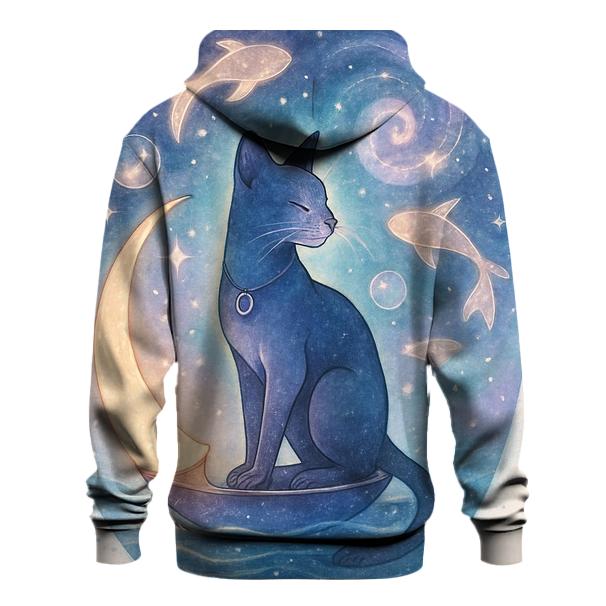 Astral Lantern Cat Voyage hoodies fashion