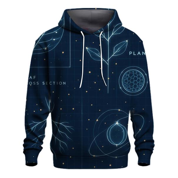 Cosmic Botanical Blueprint Atlas hoodie designs