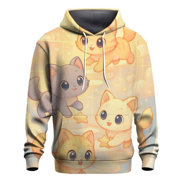 Sunrise Cloud Library Kittens hoodie designs