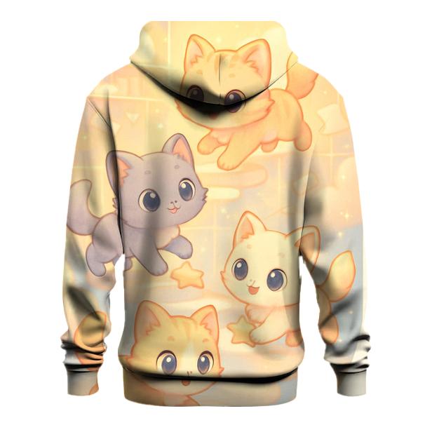 Sunrise Cloud Library Kittens hoodie designs
