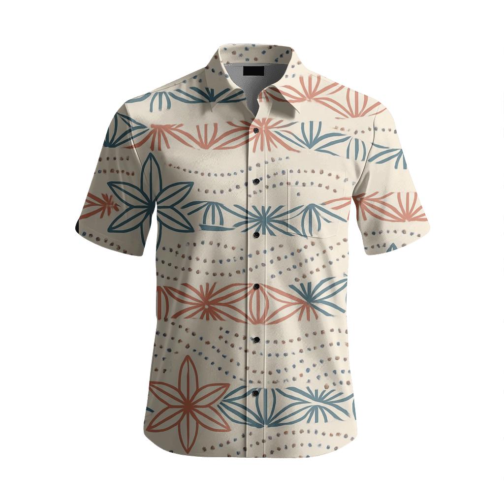 Edo Komon River Pebble Scatter With Asanoha Ribbons premium embroidered apparel