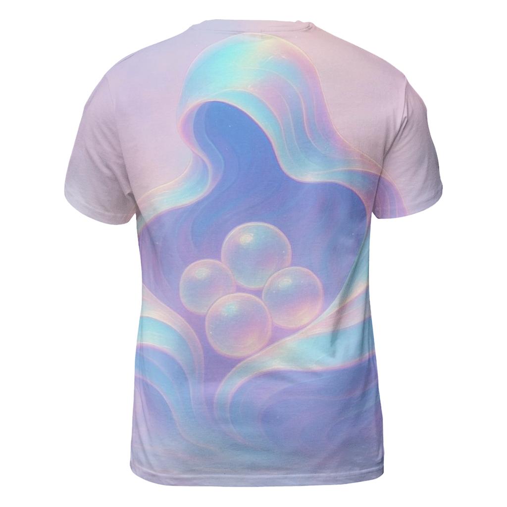 Prismatic Tidekeeper statement graphic shirts