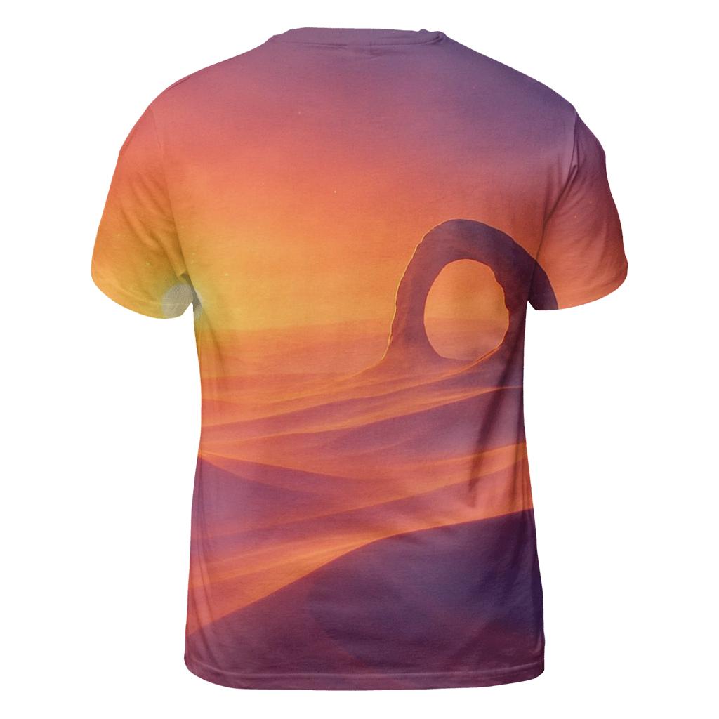 Ember Mirage Over Glass Dunes creative print fashion shirts