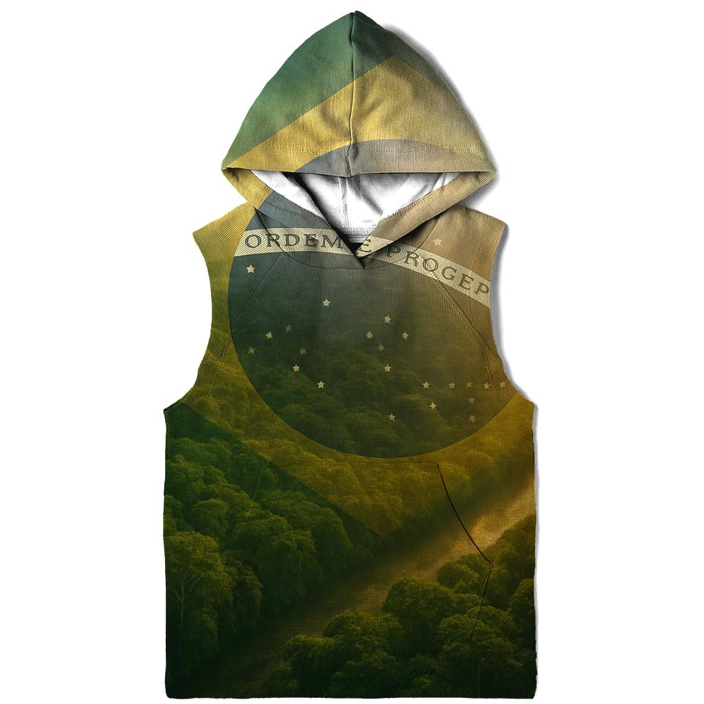 Emerald Aurora Flag Over Rainforest Canopy hoodie trends