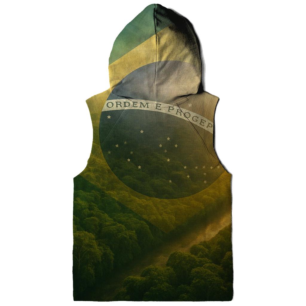 Emerald Aurora Flag Over Rainforest Canopy hoodie trends