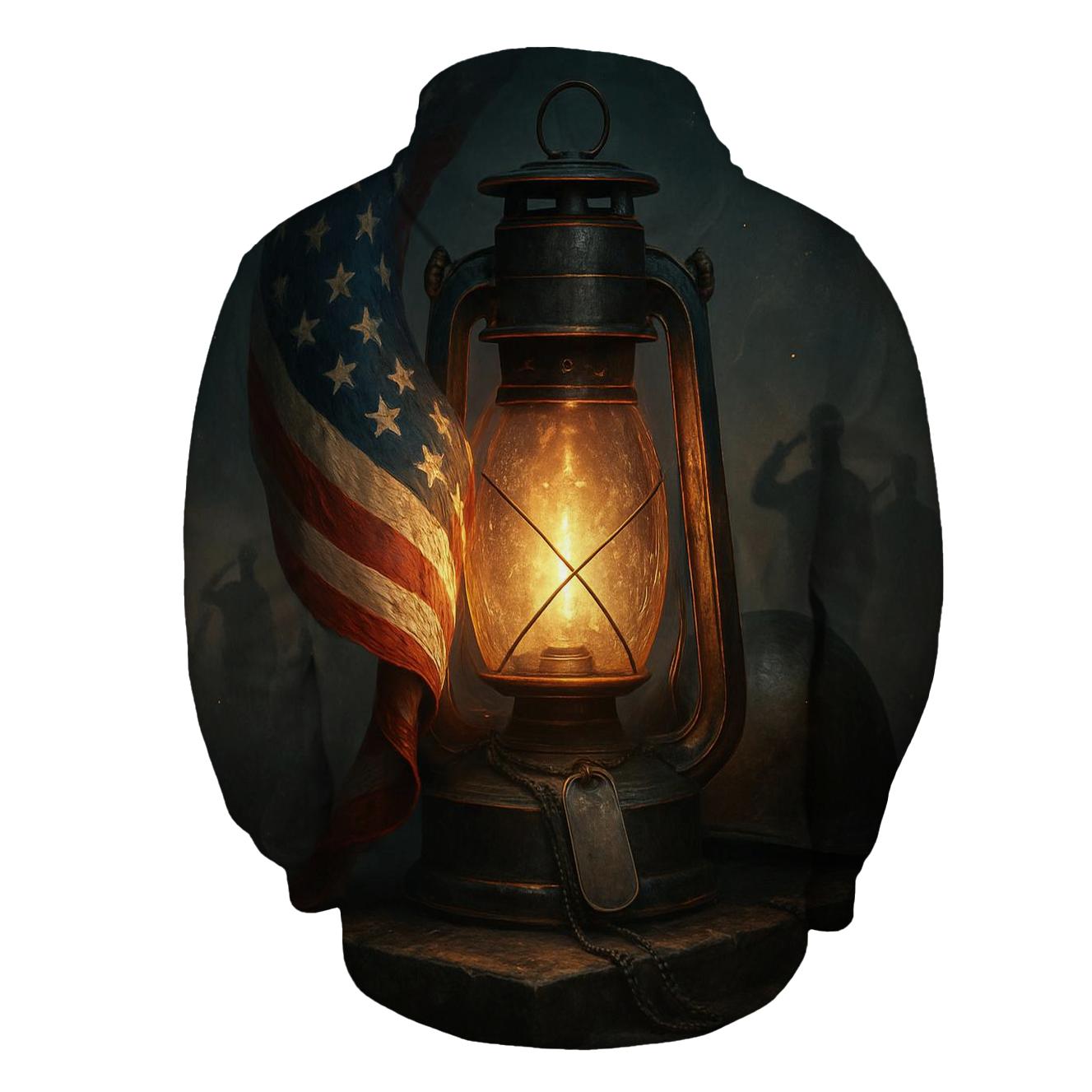 Liberty Lantern Vigil Flag custom hoodies