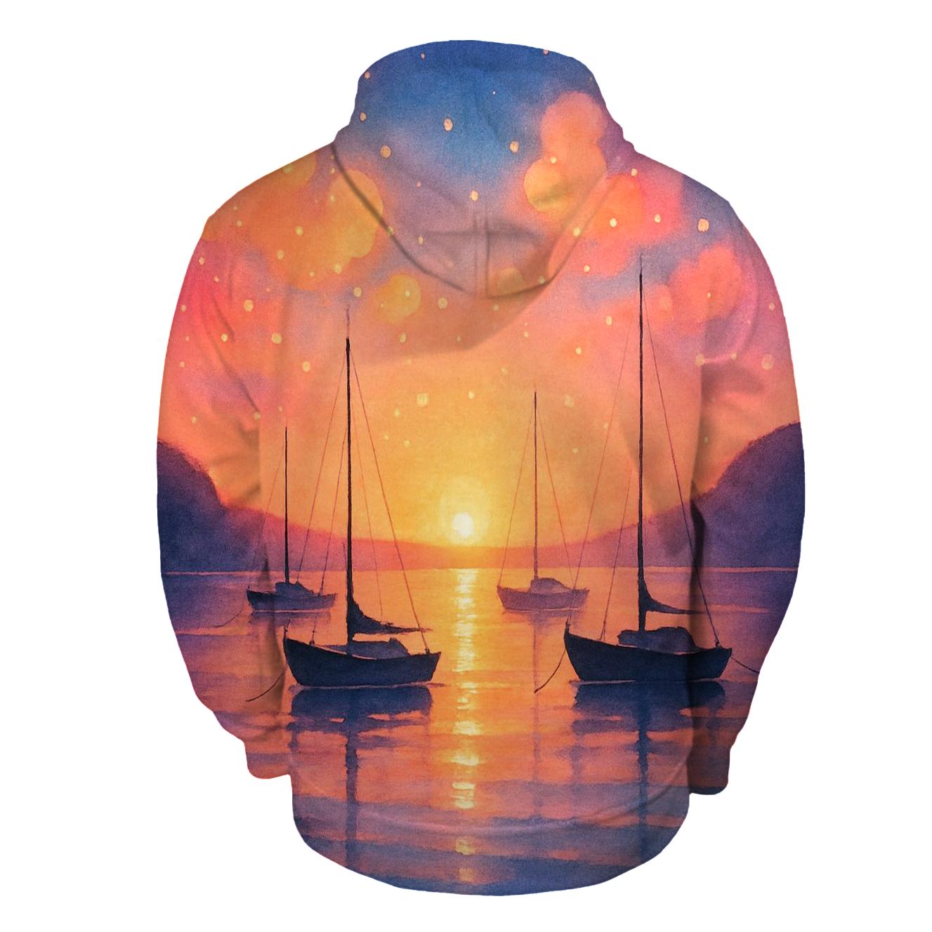 Harbor Of Floating Lantern Clouds hoodie trends