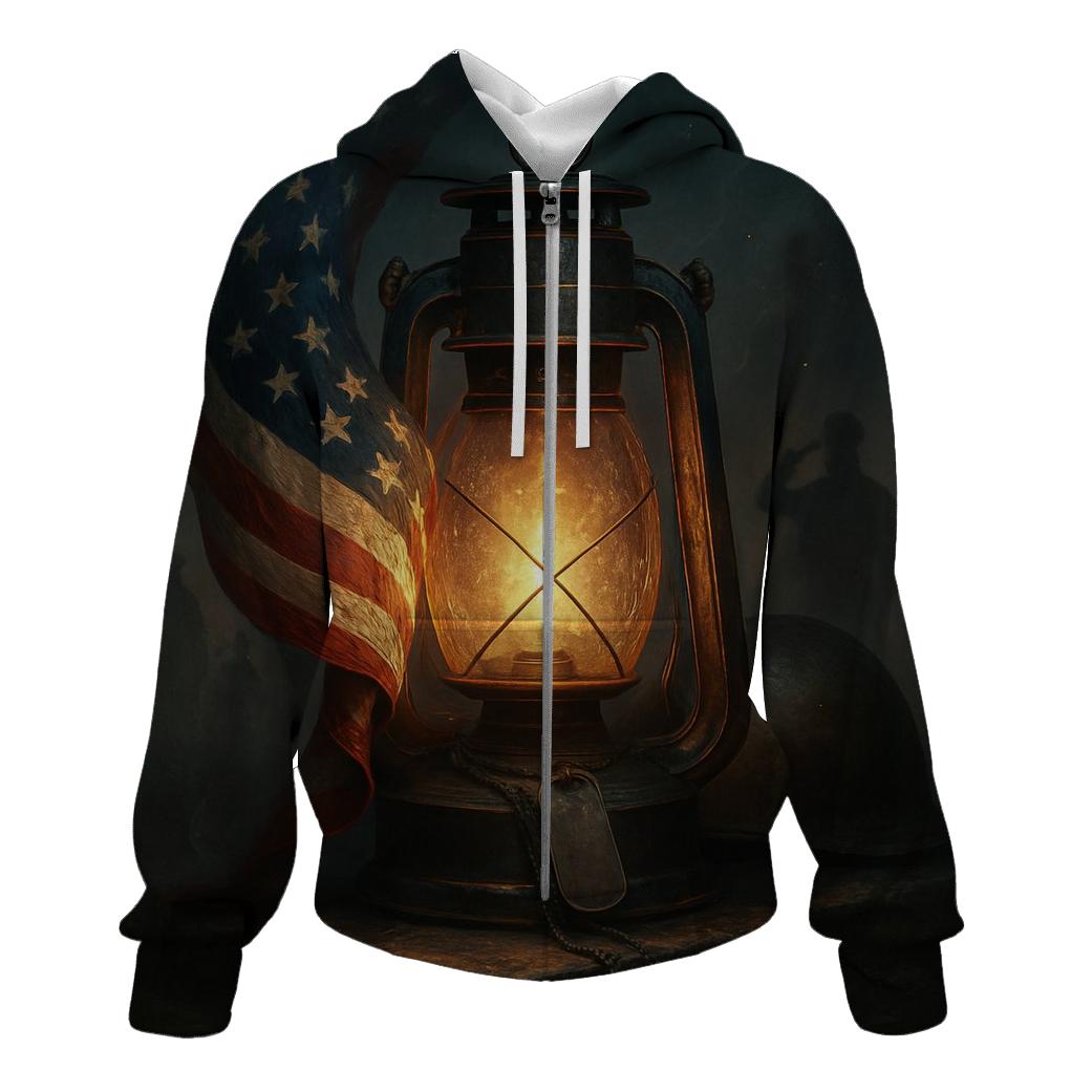 Liberty Lantern Vigil Flag hoodie styles