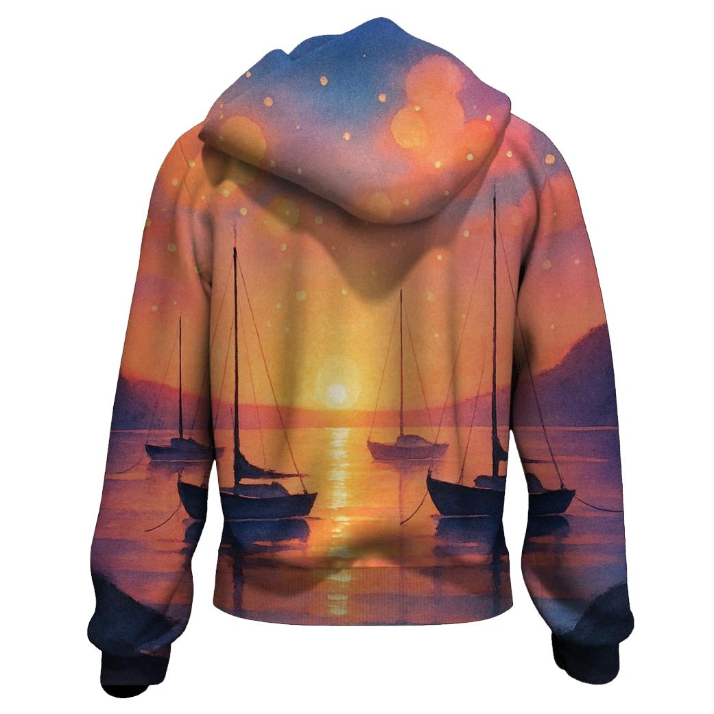 Harbor Of Floating Lantern Clouds pullover hoodies