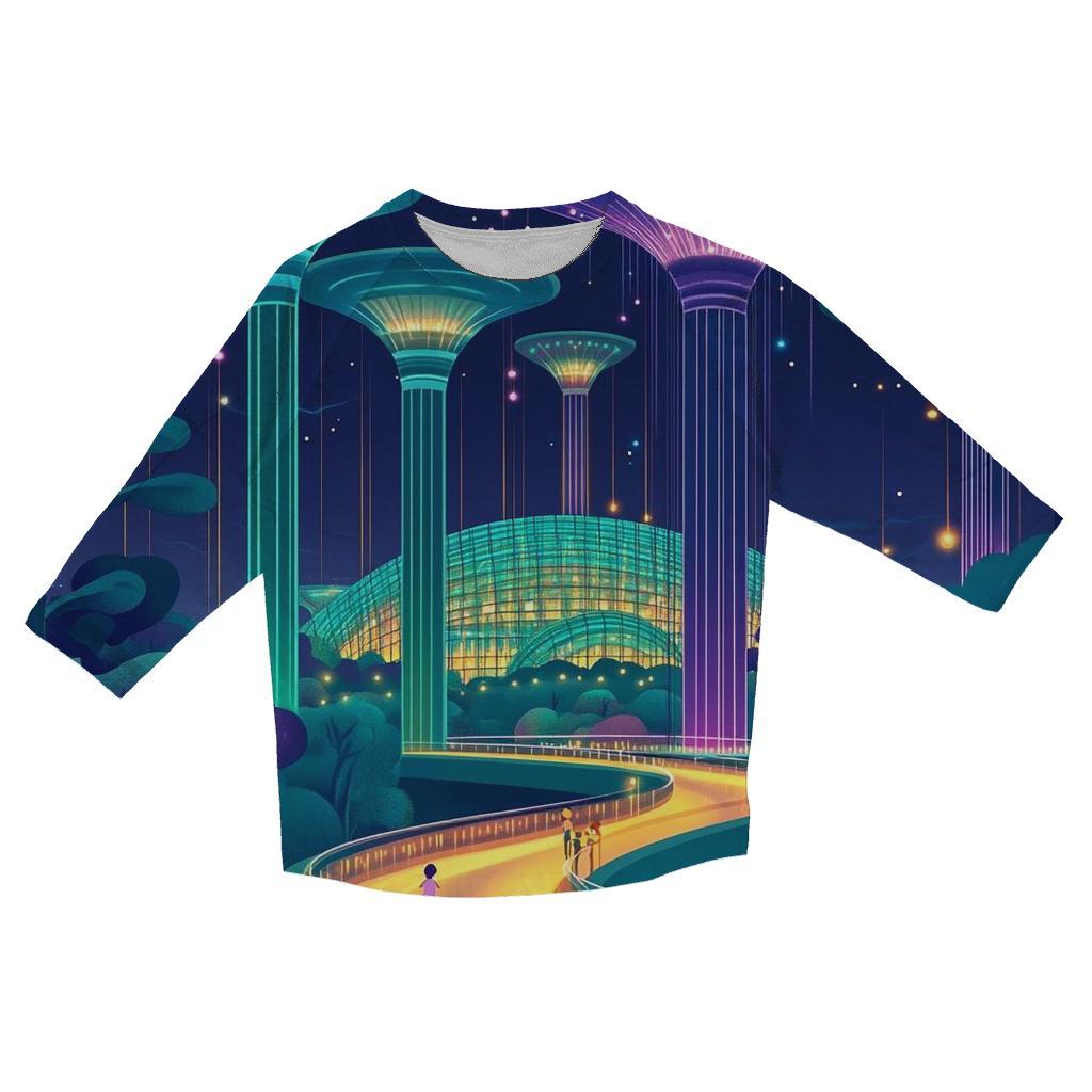 Gardens By The Bay Singapore Supertrees stylish quarter sleeve tops
