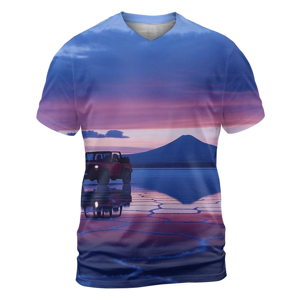 Salar De Uyuni Salt Flats Bolivia vibrant all-over design tees