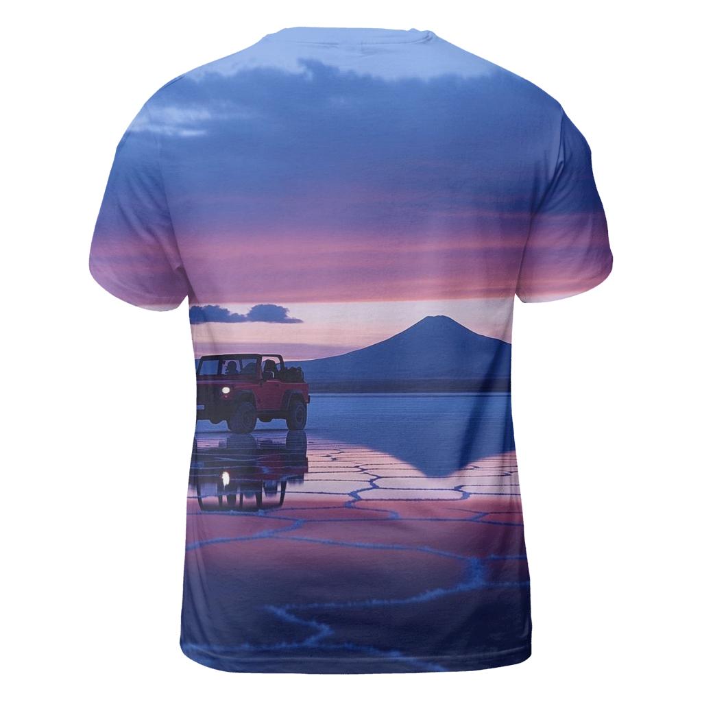 Salar De Uyuni Salt Flats Bolivia vibrant all-over design tees