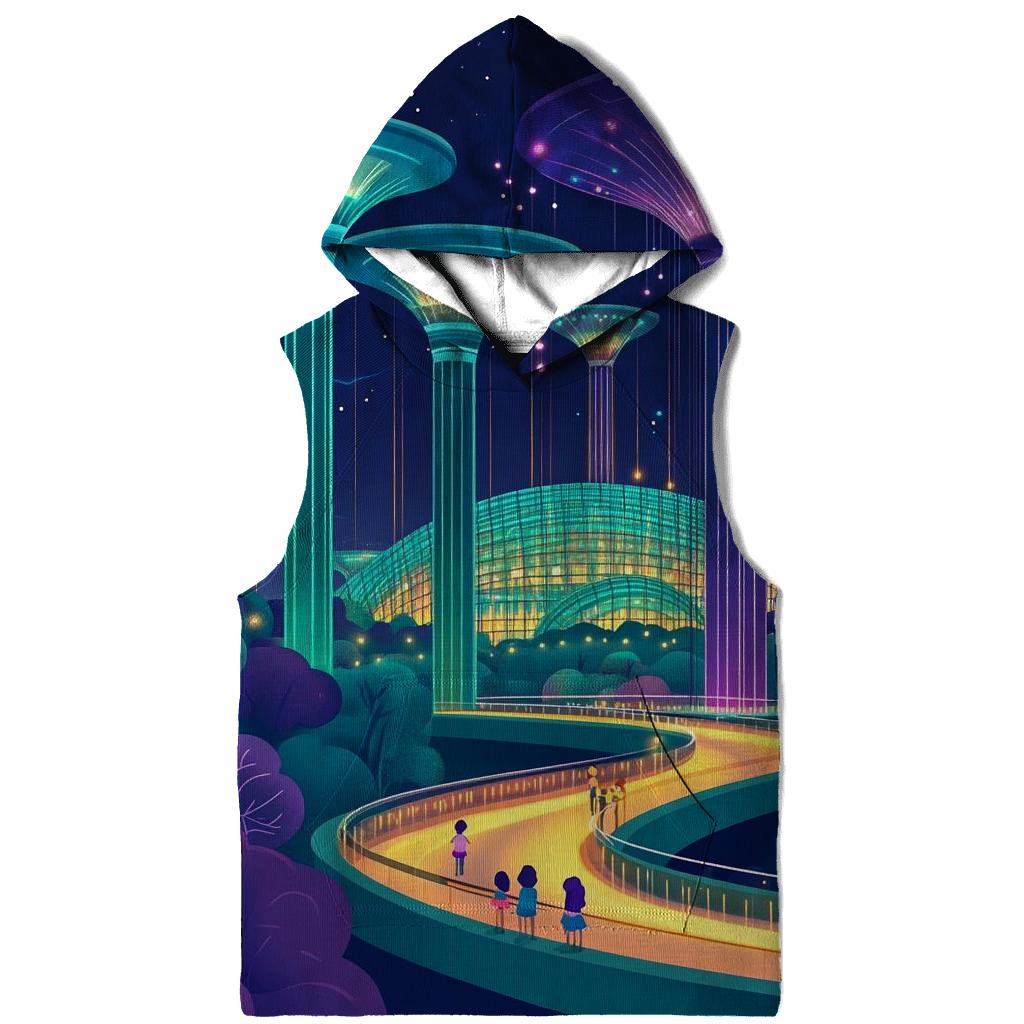 Gardens By The Bay Singapore Supertrees custom hoodies