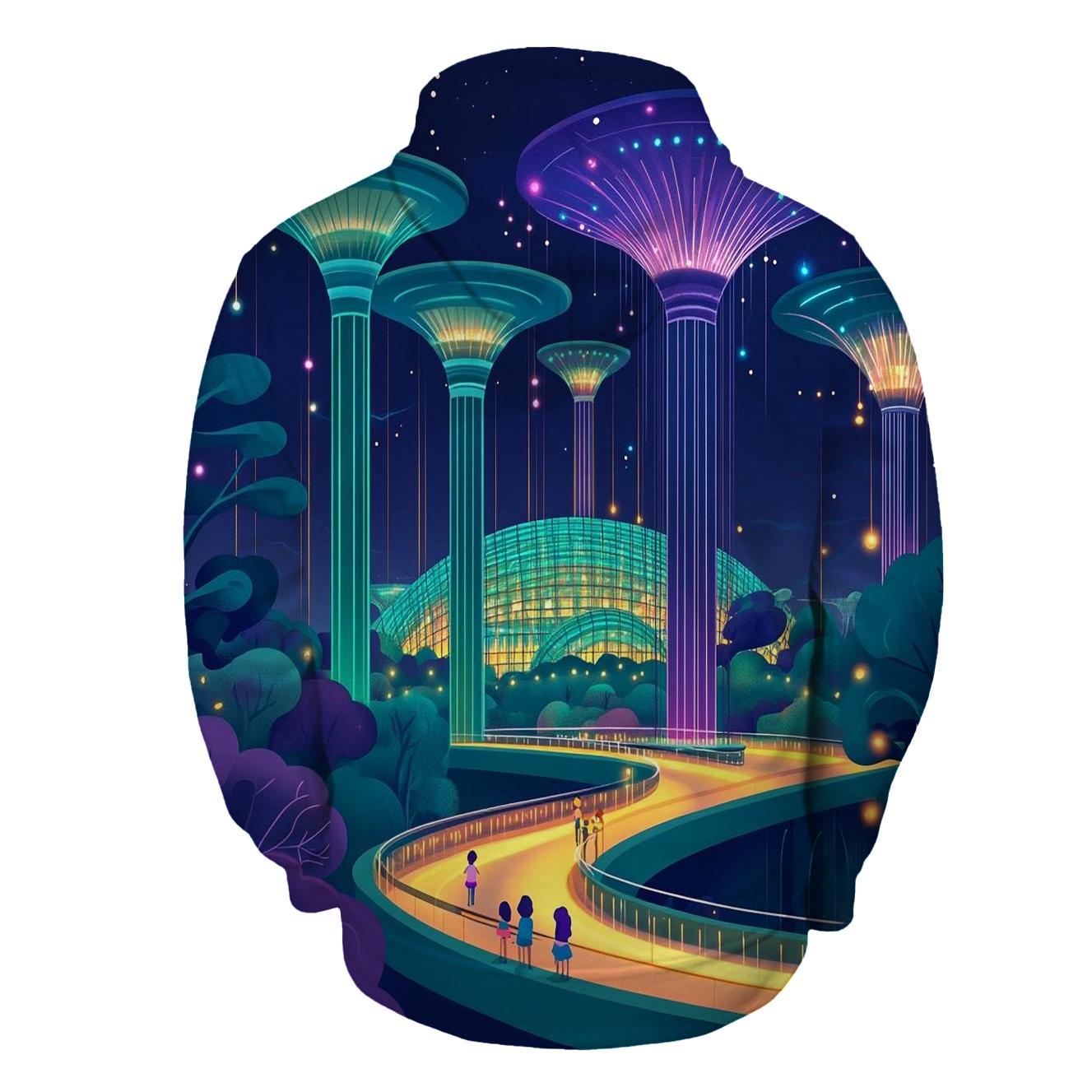 Gardens By The Bay Singapore Supertrees hoodie styles