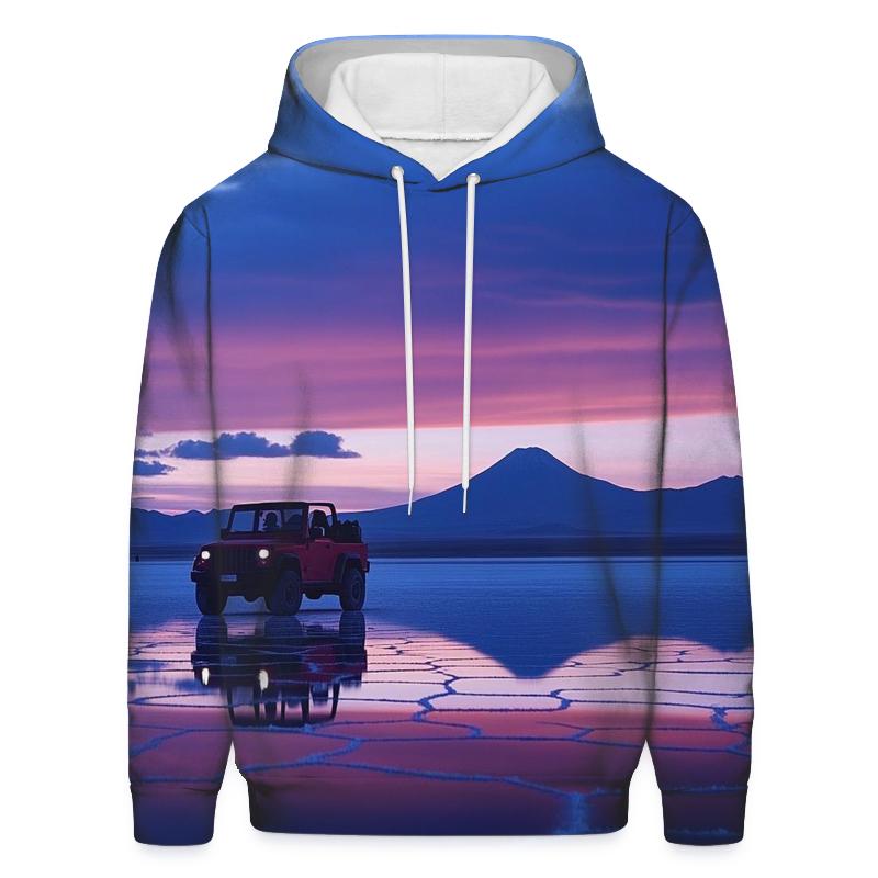 Salar De Uyuni Salt Flats Bolivia zip-up hoodies