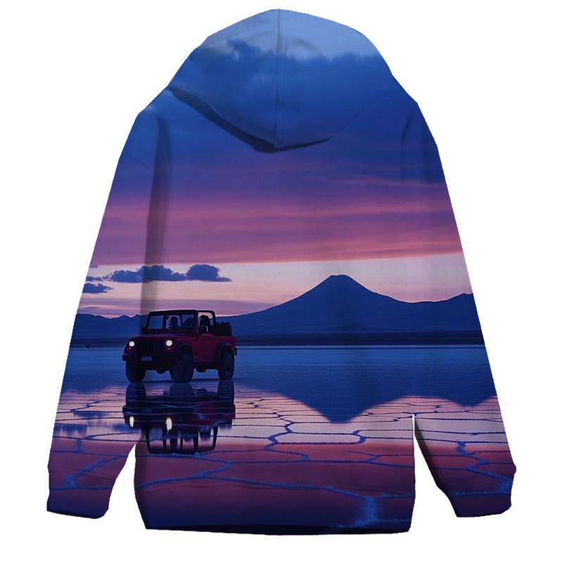 Salar De Uyuni Salt Flats Bolivia zip-up hoodies