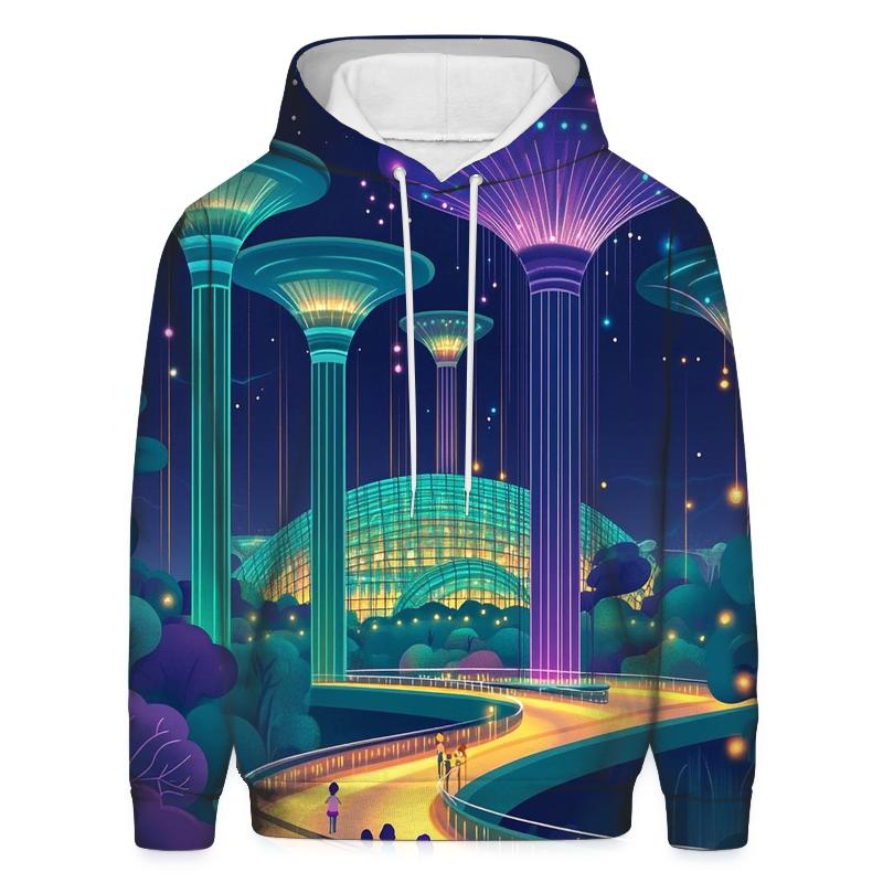 Gardens By The Bay Singapore Supertrees lightweight hoodies