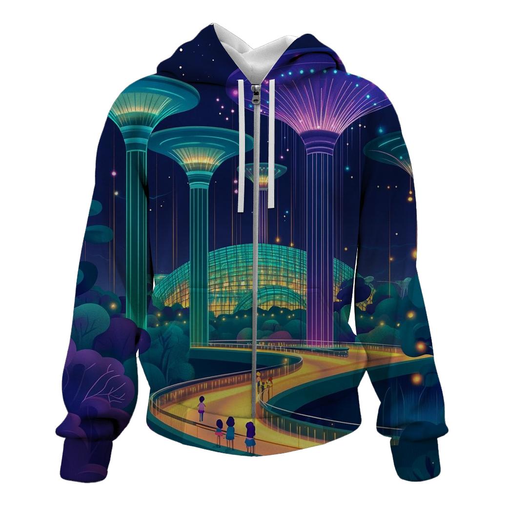 Gardens By The Bay Singapore Supertrees hoodies fashion