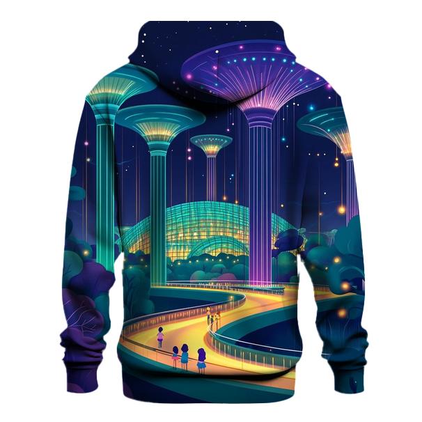 Gardens By The Bay Singapore Supertrees zip-up hoodies