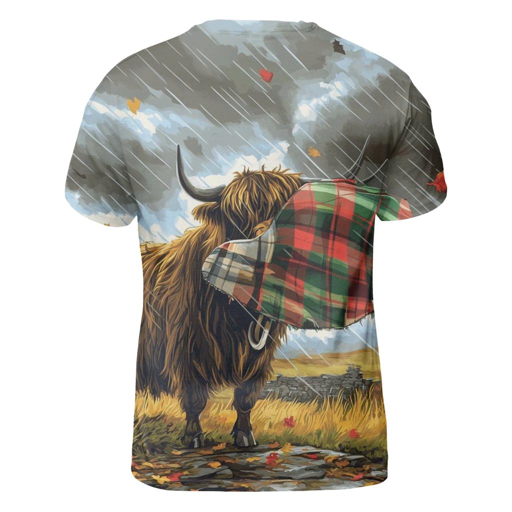 Highland Cow Storm Cloud Umbrella creative print fashion shirts