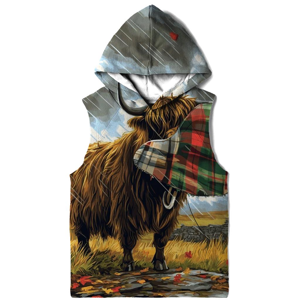 Highland Cow Storm Cloud Umbrella hoodie designs