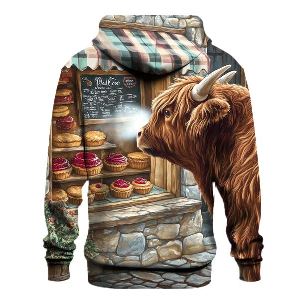 Highland Cow Bakery Window Watch hoodies fashion