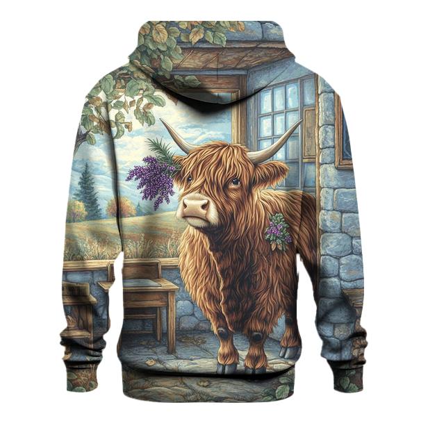 Highland Cow Classroom Nature Helper heavyweight hoodies