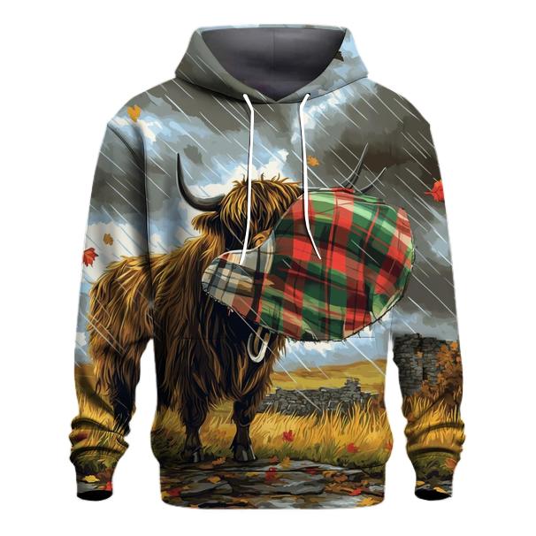 Highland Cow Storm Cloud Umbrella custom hoodies