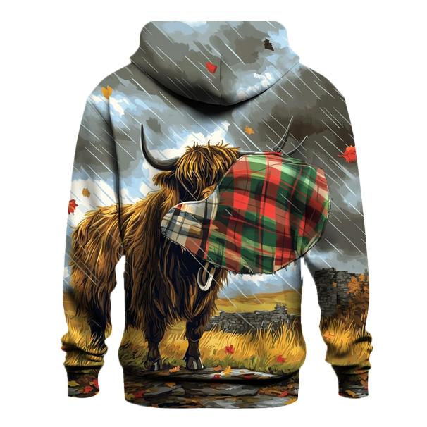 Highland Cow Storm Cloud Umbrella custom hoodies