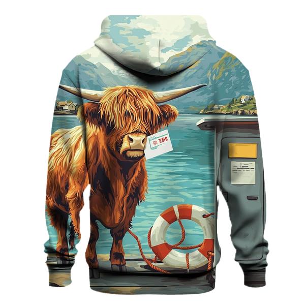 Highland Cow Ferry Ticket Holder hoodie styles