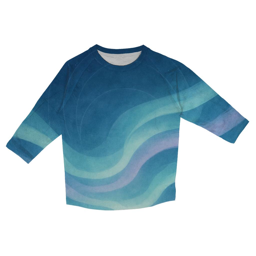 Aurora Of Stillness custom 3/4 sleeve shirts