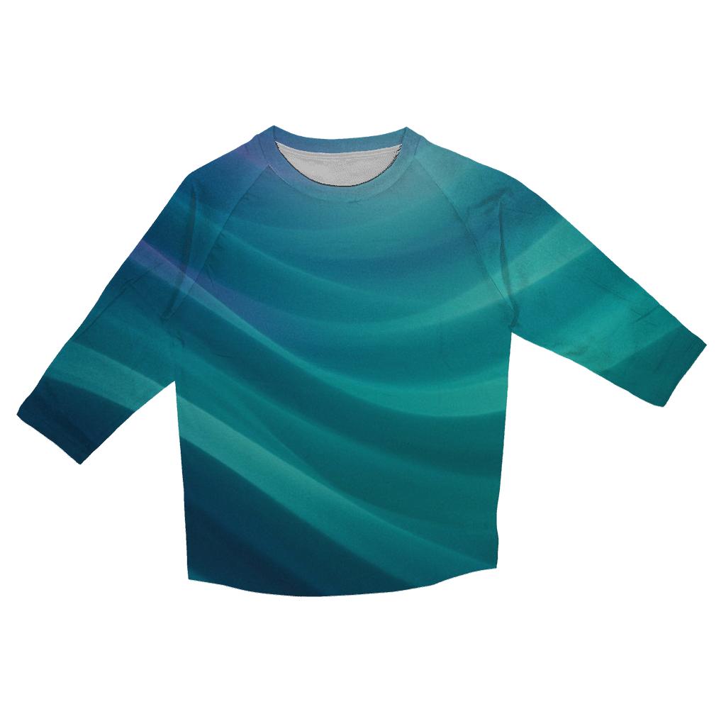 Nebula Silk Drift Gradient custom 3/4 sleeve shirts