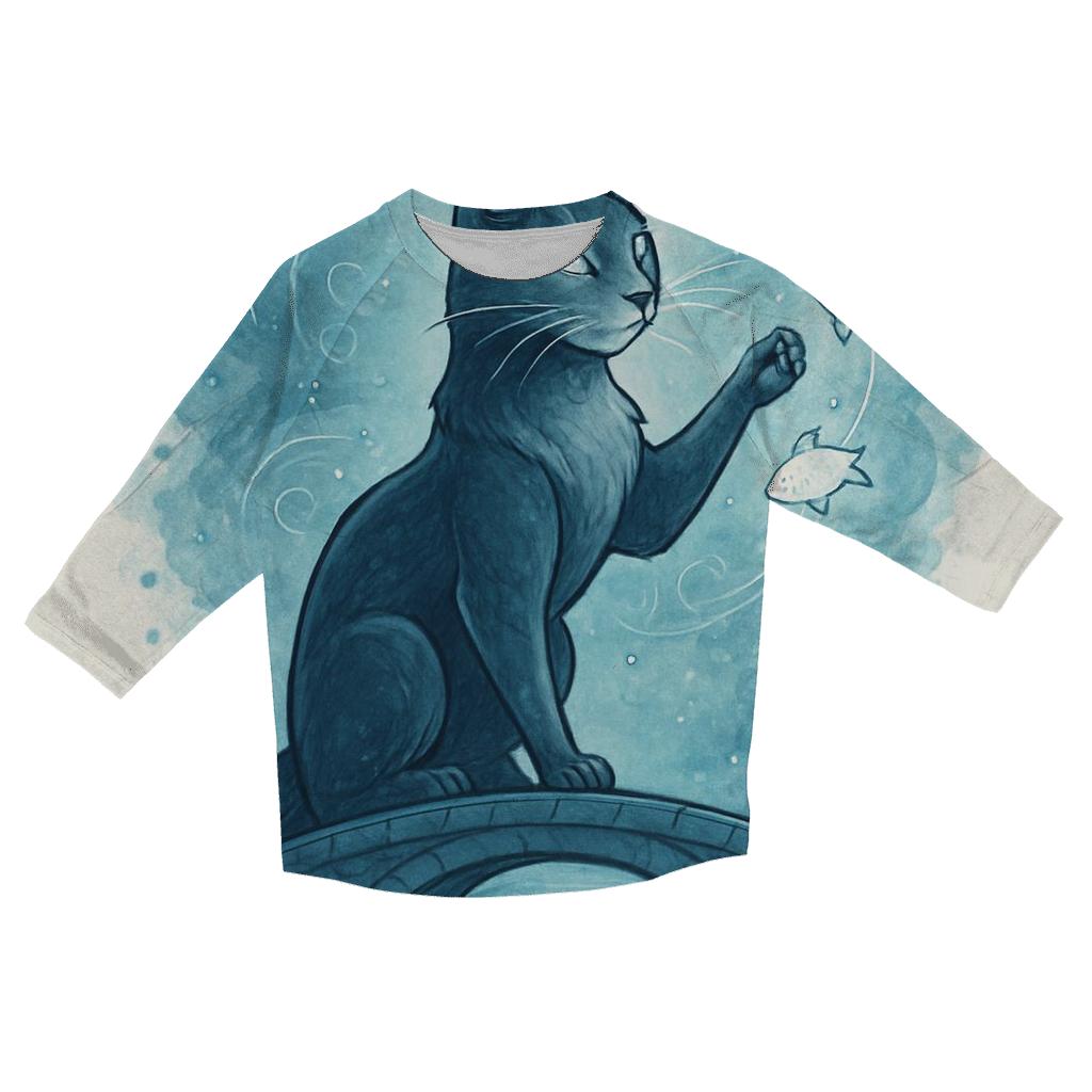 Lantern Tide Guardian Cat personalized 3/4 sleeve tees